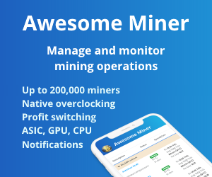 awesome miner banner
